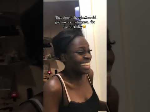 I still cant get over this video 🤣😂 We had high hopes yall!#reshinehair #shorts  #funny #silkpress