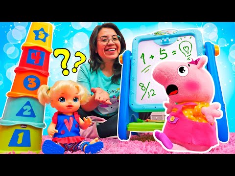 ¡Aprende a contar con Alive y Peppa! Vídeos educativos para niños.