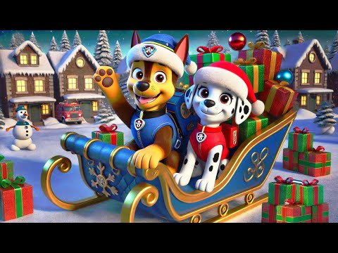 Paw Patrol Ultimate Rescue | CHASE x MARSHALL Christmas Gift Coming To Town! Funny Story | Rainbow 3