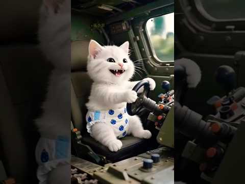 Boy Hijacks Army Tank to Save His Mom 😱🔥"#cat​​ #cute​​ #FunnyCats​​ #catcartoon​​ #fyp​​ #cartoon
