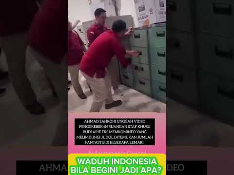 VIRAL DITEMUKAN UANG BERDERET DERET DALAM FILE CABINET DI RUANGAN STAFF KHUSUS BUDI ARIE #politik