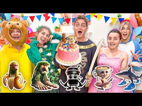 ORGANIZZO UNA FESTA DI COMPLEANNO A SORPRESA BRAINROT ITALIANI PER ROBBI CON TUTTI I NOSTRI AMICI !