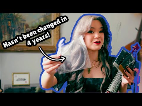 Restringing my 7 STRING electric violin! (with D'Addario Helicore strings!)