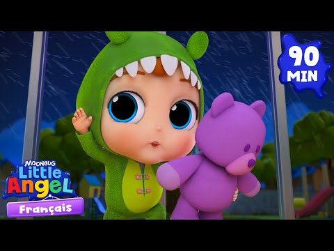 Bébé Louis n'a plus peur de l'orage | Comptines avec Bébé Louis | Little Angel Français