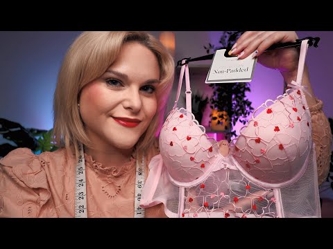 A Relaxing ASMR Lingerie Personal Shopper In 4K!