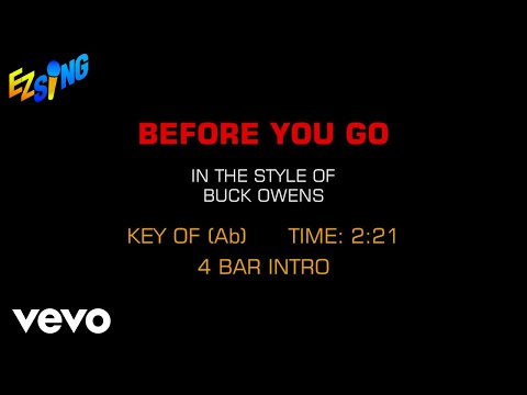Buck Owens – Before You Go (Karaoke)