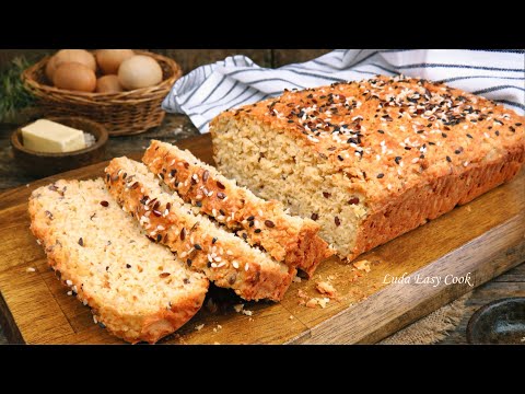 🥖 ПП ХЛЕБ без МУКИ и ГЛЮТЕНА из овсяных отрубей для диабетиков, правильного питания и похудения