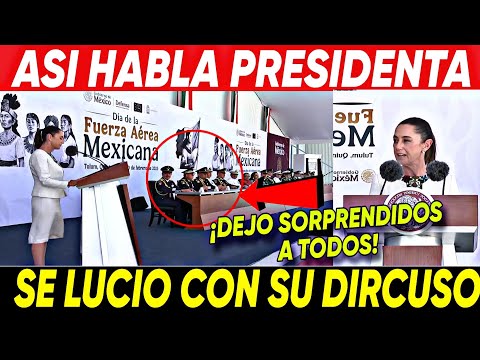 CLAUDIA ¡SORPRENDE A MILITARES CON SU DISCURSO! ASI HABLA PRESIDENTA