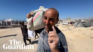 'Suddenly they fired': Palestinian tells of desperate search for bags of flour