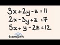 Solving Simultaneous Equations with Elimination