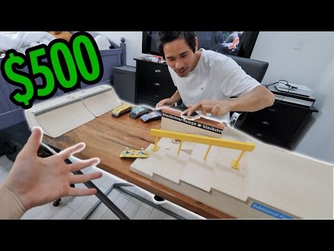 $500 Fingerboard Skatepark!