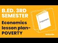 Understanding Poverty and Lesson Objectives