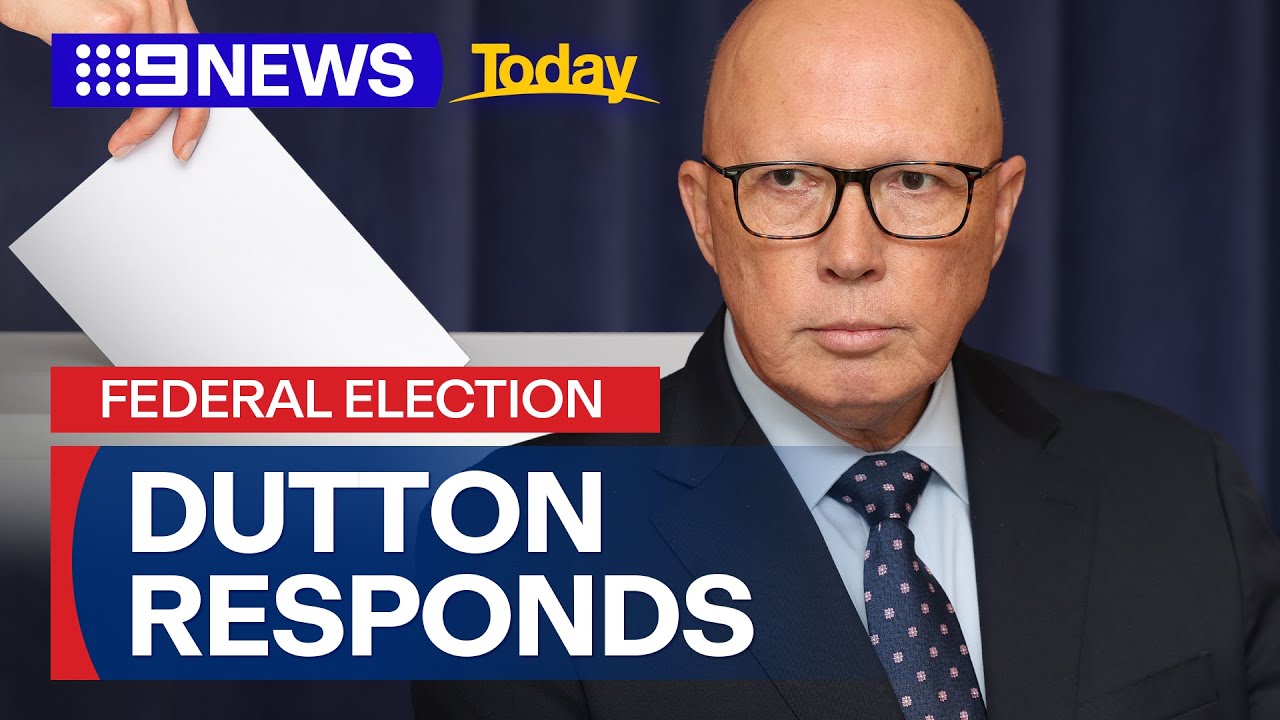 Opposition leader Peter Dutton speaks after Prime Minister calls federal election | 9 News Australia