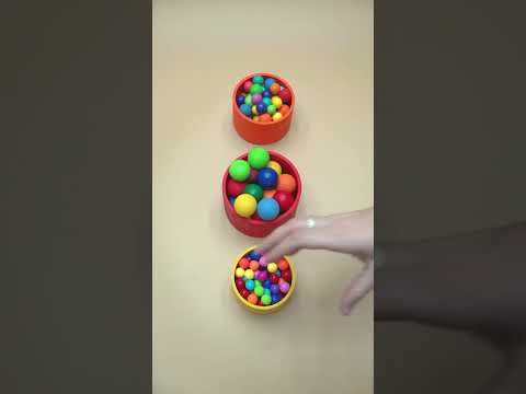 Oddly Satisfying Reverse Video with Beads, Pearls, Bells, Balls and more  #satisfying #fallingbeads