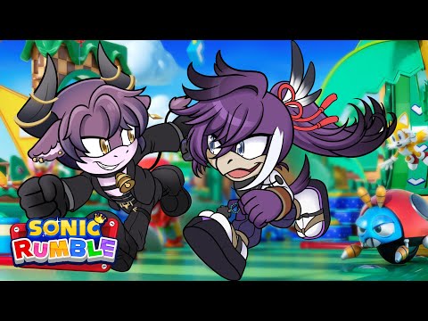 【SONIC RUMBLE】IT'S TIME TO GOOOOO FAST BABY 🦔💨 LET'S RUMBLE WITH THE HAKKITOS AND BULLIES 🐦‍⬛🐂💜