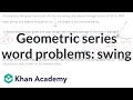 Geometric Series and Monkey Swings
