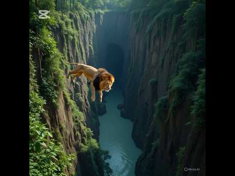 bear help king lion (#viral 🐻 rescue mission