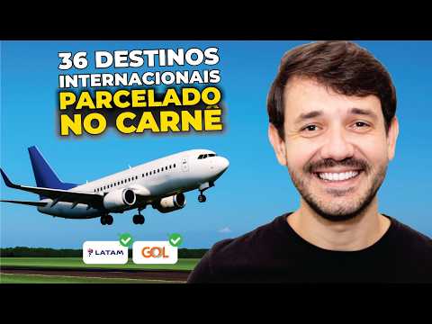 Passagem Aérea Internacional Parcelada no Boleto – 36 Destinos Liberados