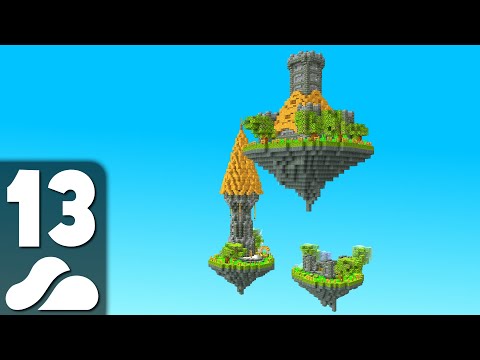 Floating Paradise | Minecraft Skyblock Let's Play Episode 13 (Bedrock/Java Server IP)