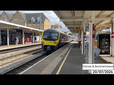 Trains at Elstree & Borehamwood (20/07/2024)