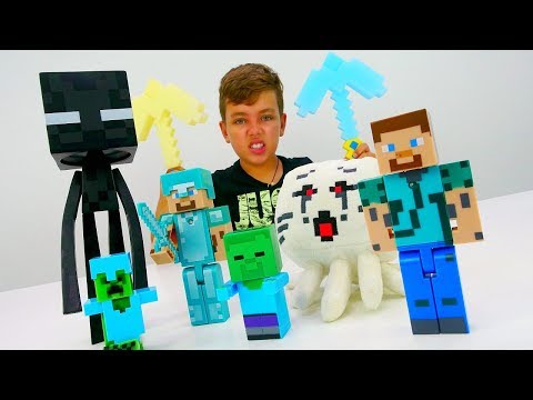Секреты игры Майнкрафт - Стив и мобы! - Кто самый крутой?