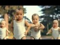 Evain Water advert-Roller Skating Dancing Babies-Michael Jackson song 123 ABC