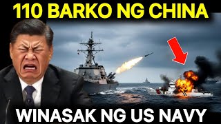 110 BARKO ng CHINA WINASAK at PINALUBOG ng US NAVY sa SOUTH CHINA SEA!?