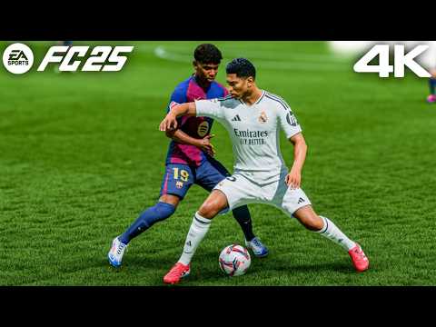 FC 25 - Real Madrid vs Barcelona | Coop 2x2 Gameplay | PS5 PRO [4K]