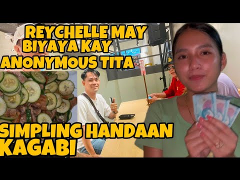 REYCHELLE MAY BIYAYA GALING KAY ANONYMOUS TITA DONG ROEL AT REYCHELLE NAKAHABOL SA SIMPLING HANDAAN