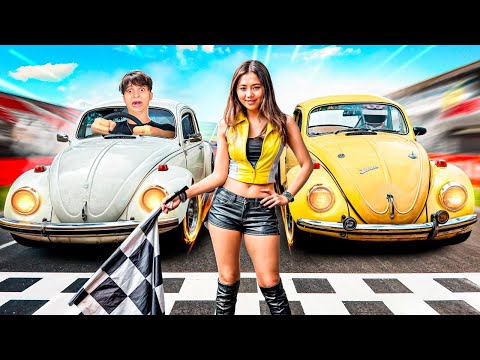 RACHA DOMEU FUSCA NOVO VS FUSCA ANTIGO!