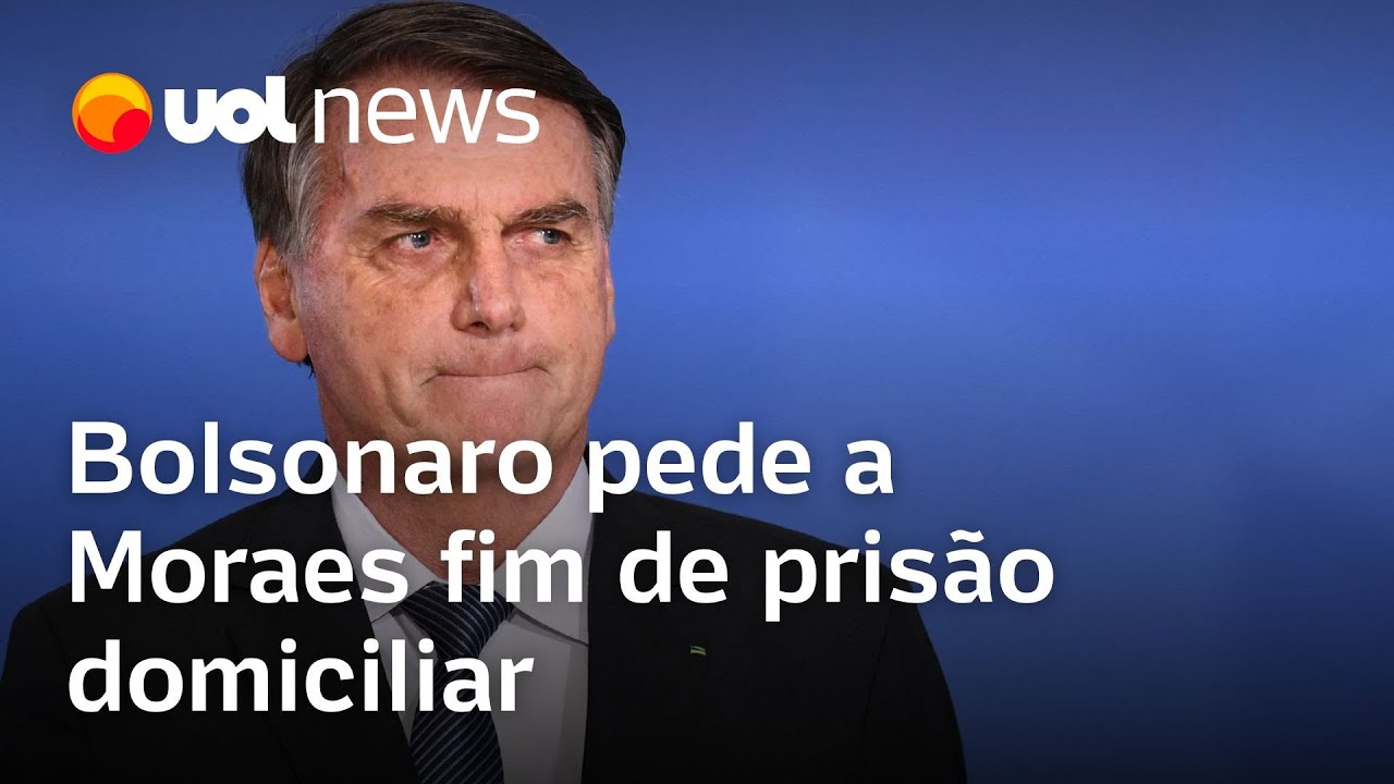 Bolsonaro pede a Moraes fim de prisão domiciliar em ação que envolve Eduardo