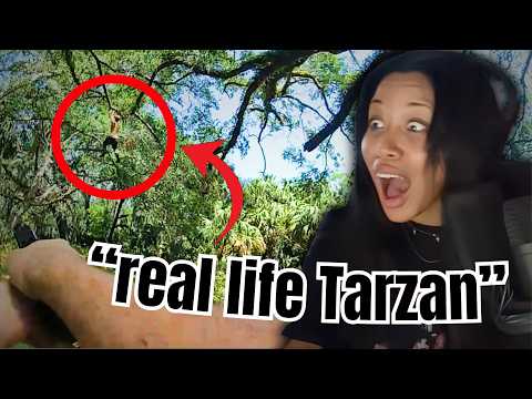 ride or die girlfriend SHOCKED when 2 week bf starts swinging from TREES