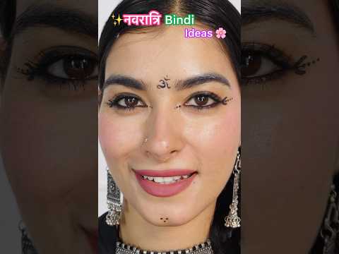Navratri Bindi Hacks #navratri #navratrispecial #bindi #ideas #makeup #getreadywithme #beauty