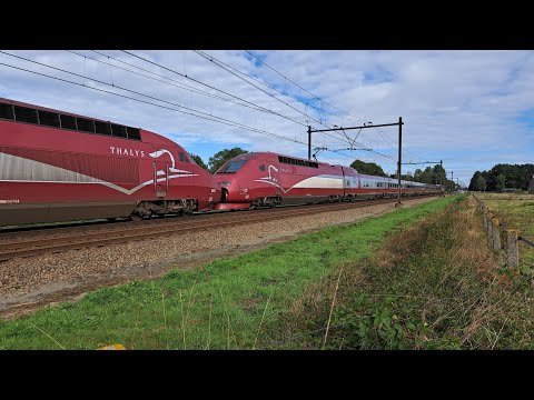 Omgeleide Thalys treinen bij Roosendaal 25-09-2022