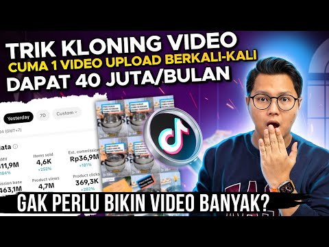 TRIK CLONING VIDEO, MODAL 1 VIDEO TANPA BIKIN VIDEO LAGI HASILKAN 30 JUTA/BULAN, KOK BISA?