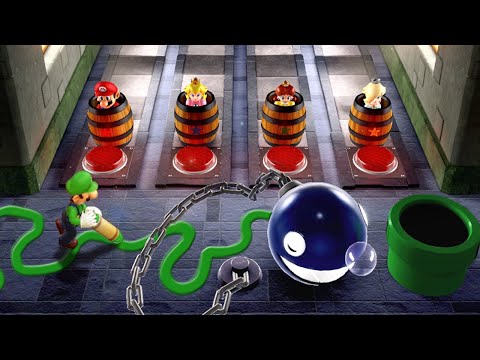 Mario Party Superstars Minigames - Mario Vs Rosalina Vs Peach Vs Daisy (Master Difficulty)