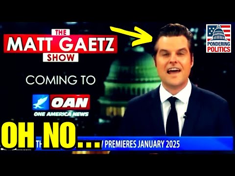 Matt Gaetz Launches MAGA TALK SHOW, WON'T GO AWAY!