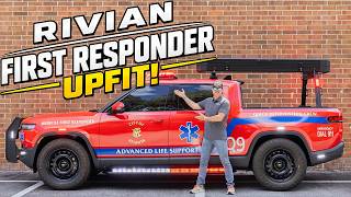 Rivian First Responder Upfit! Custom Atlanta Fire Department Quick Response R1T Electric Vehicle