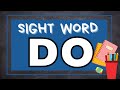 Mastering the Sight Word DO for Early Readers