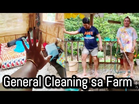 General cleaning sa farm dahil malapit na ng Fiesta.