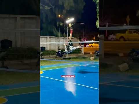 ‼️เตะไปไหนฟังเสียงเอา“บีมล้านวิว” #takraw #ตะกร้อ