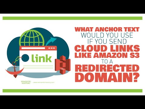 What Anchor Text Would You Use If You Send Cloud Links Like Amazon S3 To A Redirected Domain?