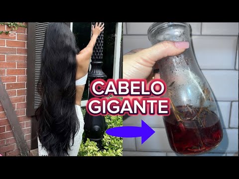 TÔNICO CASEIRO PODEROSO PARA FAZER O CABELO CRESCER MUITO RÁPIDO