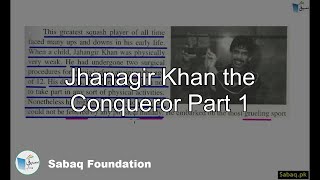 Jhanagir Khan the Conqueror Part 1