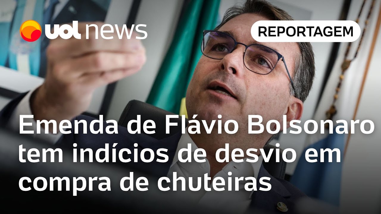 Emenda de Flávio Bolsonaro tem indícios de desvio em compra de chuteiras