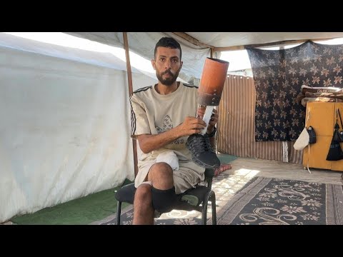Gaza amputee builds prosthetic leg to care for his family | AFP