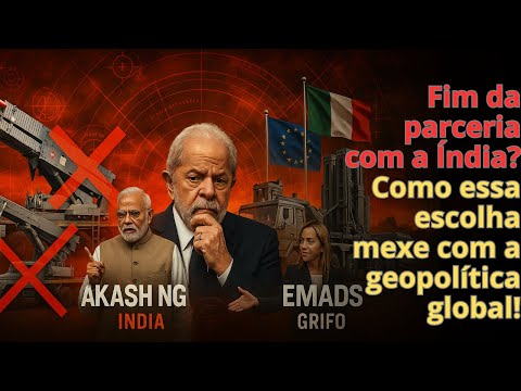 Índia nega artilharia antiaérea Akash NG ao Brasil, que agora busca EMADS da Itália.