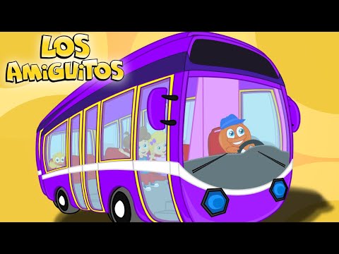 La Canción de Las Ruedas del Autobús 🚍🎶 | Canción Infantil Divertida y Educativa para Niños