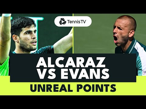 Carlos Alcaraz vs Dan Evans: UNREAL Tennis Points | Shanghai 2023 Highlights