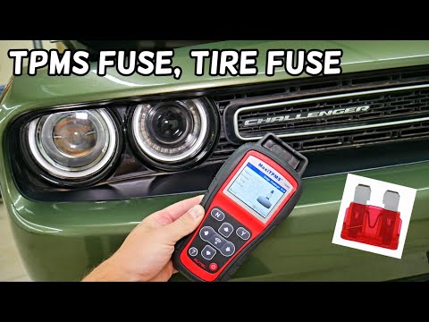 DODGE CHALLENGER TPMS TIRE PRESSURE FUSE LOCATION REPLACEMENT, TIRE FUSE